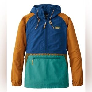 L.L. Bean Mountain Classic Anorak Multi Color 2X